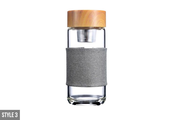 Loose Leaf Tea Infuser Travel Bottle - Five Styles Available with Free Delivery