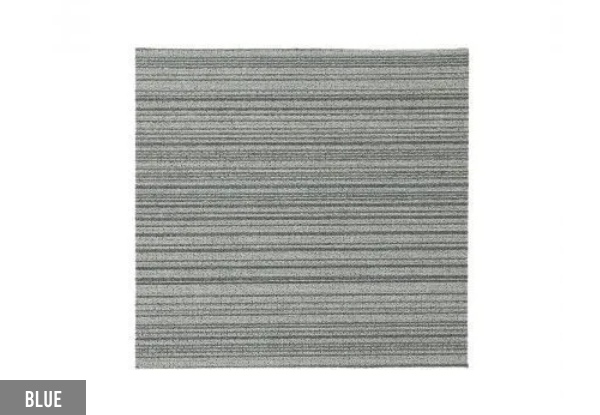 20-Piece Carpet Tiles - Six Colours Available