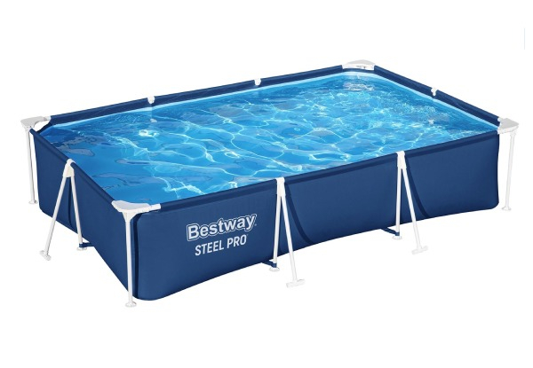 Bestway Steel Pro Frame 300x201x66cm Rectangular Above Ground Swimming Pool