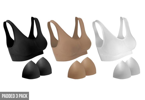 5pk Thin Lizzy Miracle Bras • GrabOne NZ