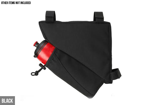 Triangle Bag for Bicycle with Water Bottle Pocket