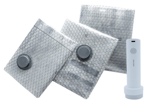 Twelve-Piece Travel Vacuum Storage Bags with Electric Pump Space Saver