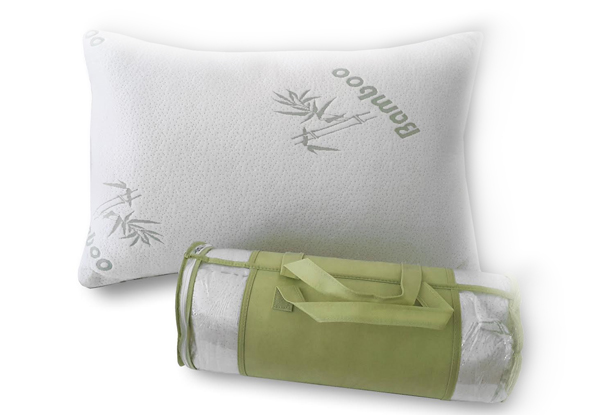 $29 for a Large Hypoallergenic Bamboo Pillow, or $52 for Two