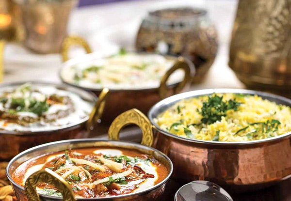 Curry Time Indian Banquet for Two People - Options for up to Six People, Valid for Lunch & Dinner