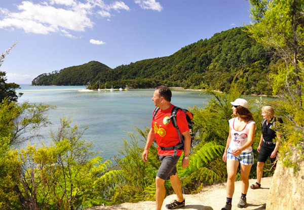 Three-Day Abel Tasman Independent Walk incl. All Meals, Accommodation & Transfers, Per Person Twin-Share