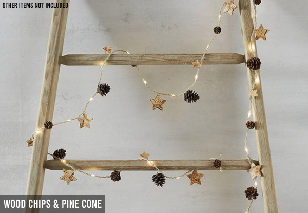 LED 2M Christmas Copper String Lights - Three Styles Available
