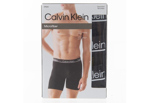 Three-Pack Calvin Klein Boxer Brief Underwear - Three Sizes Available