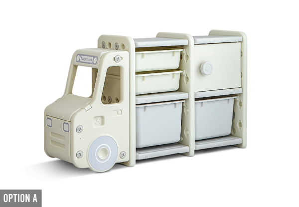 Kids Car Shape Toy Storage Shelf - Three Options Available