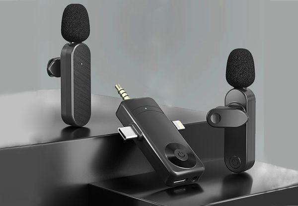 Three-in-One Wireless Lavalier Microphone