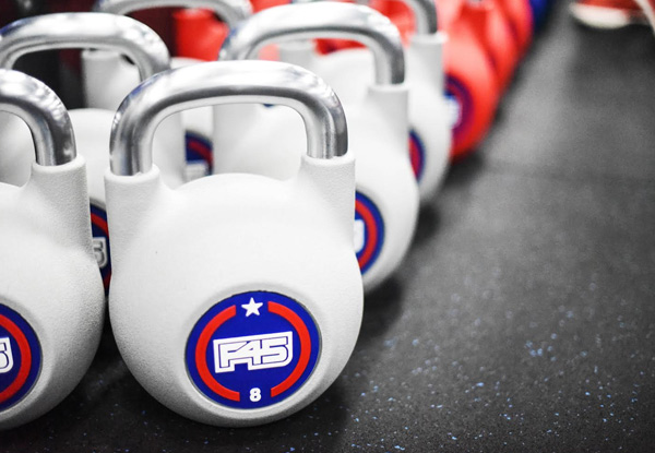 One-Month Unlimited Fitness Training Membership at F45 Training Wigram