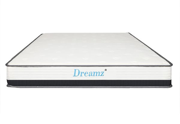 DreamZ 21cm Pocket Spring Single Mattress Foam Bed Top