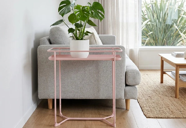 Modern Loft Side Table Flower Stand - Available in Two Shapes & Two Colours