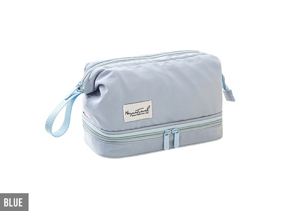 Water-Resistant Cosmetic Bag - Three Colours & Two-Pack Available