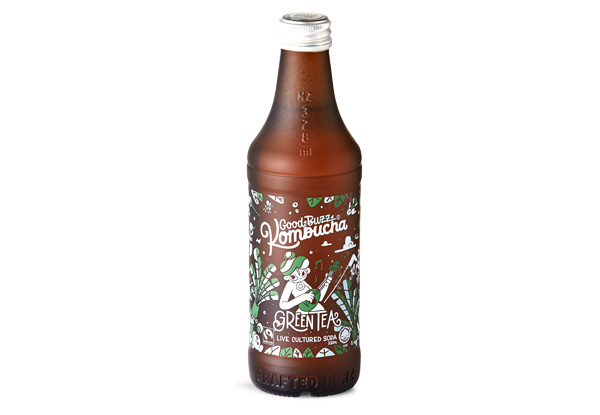 Case of 12 Bottles of Good Buzz Kombucha - Four Options Available