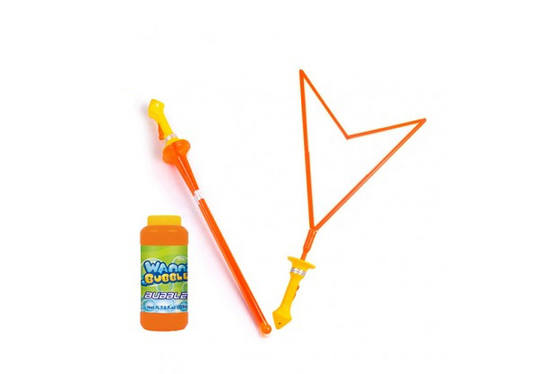 Two Packs of Giant Bubble Wands with Solution