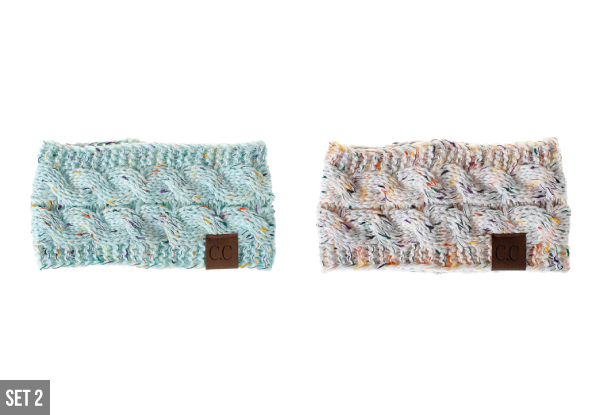 Two-Pack of Knitted Headbands - Three Options Available