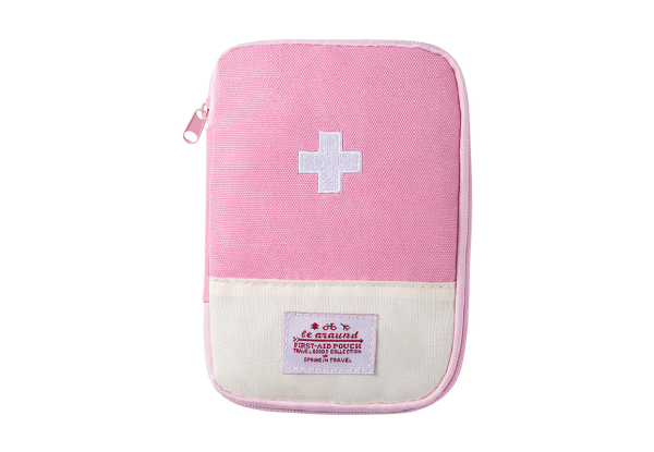 Mini Portable Empty First Aid Pouch - Available in Four Colours, Two Sizes & Option for Two-Pack