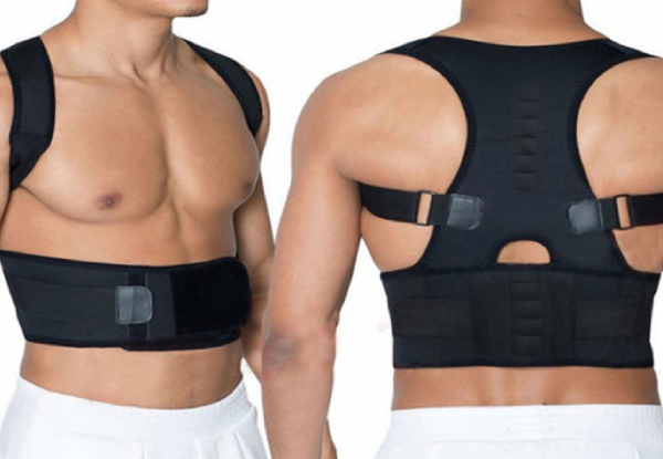 Magnetic Back Support & Posture Corrector - Two Sizes Available & Option for Two