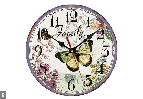 Wooden Clock Range - Six Styles Available