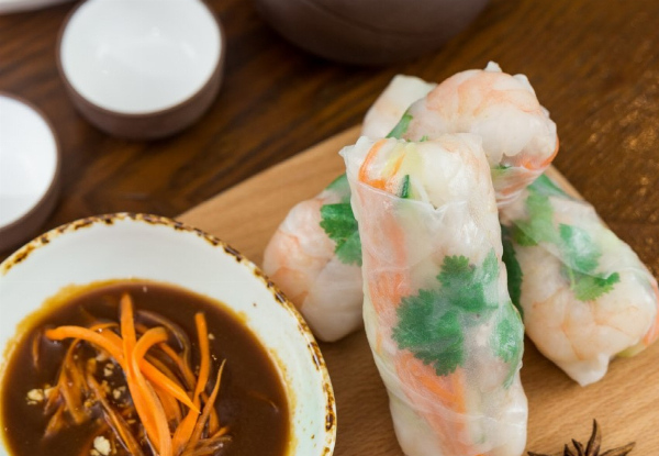 $40 Vietnamese Food & Drinks Lunch Voucher for Two People - Option for $80 Voucher Four People