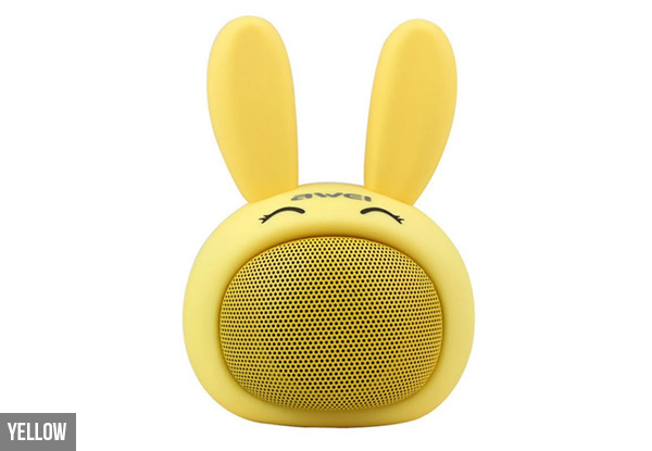 Bunny Mini Speaker - Four Colours Available with Free Delivery