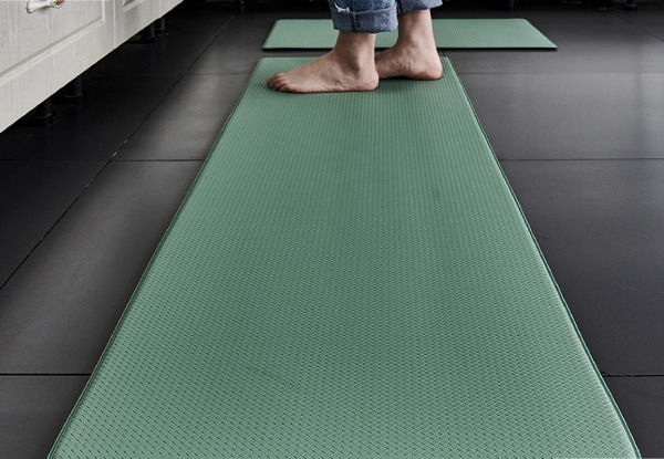 PU Leather Kitchen Floor Mat - Three Colours & Three Sizes Available
