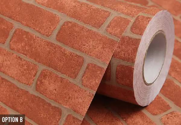 Self-Adhesive 3D Brick Wallpaper - Two Options Available