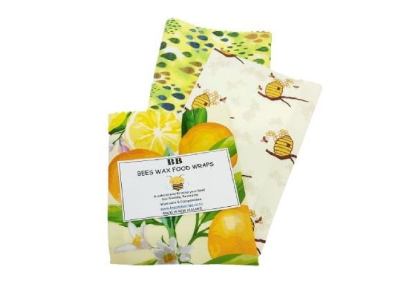 Three-Pack of Bees Wax Wraps