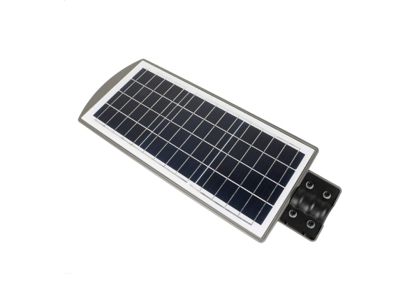 Solar-Powered 60W Street Light with Mounting Pole