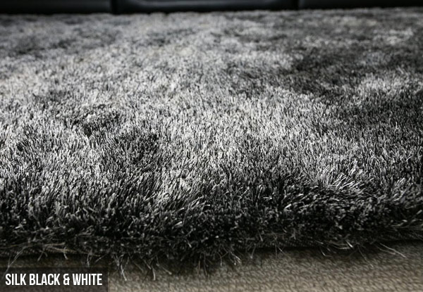 Silky Soft High-Density Rug - Options for Three Sizes & Four Colours