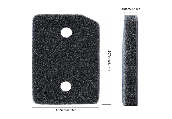 Three-Piece Dryer Filters Compatible with Miele T1 Tumble Dryer