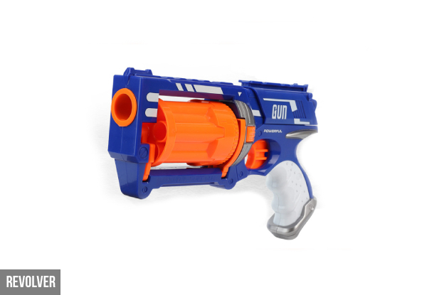 Foam Bullet Toy Gun Soft Blaster Range - Four Styles Available & Option for Foam Bullet Magazine