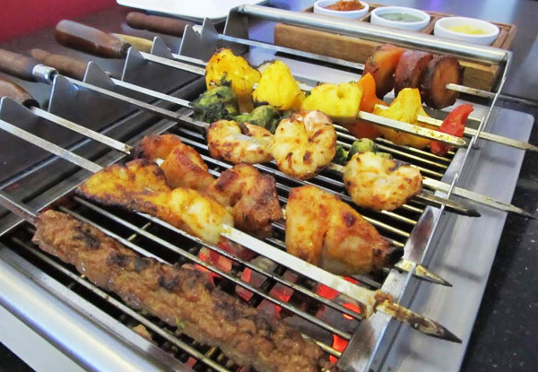 All-You-Can-Eat Charcoal Grill Buffet Experience for One Person - Option for Two People