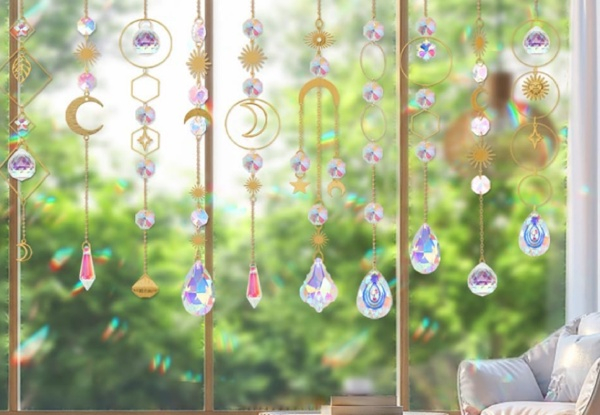 200-Piece DIY Crystal Sun Catcher Craft Making Kit for Adults - Two Colours Available