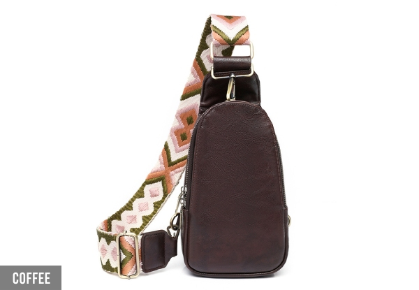 Women's PU Leather Crossbody Sling Bag - Five Colours Available