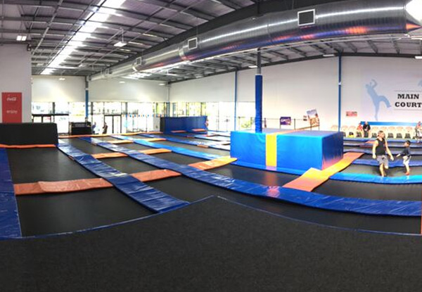 $17 for One Hour of Indoor Tramp Park Entry for Two People – Three Locations: St Johns, Manukau & Westgate (value up to $34)