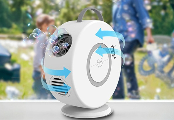 Kid's Rotatable Electric Bubble Machine - Two Colours Available