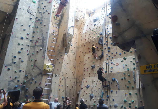 Rock Climbing Session for One Person incl. Harness & Shoe Hire - Option for Two People - Valid Seven Days a Week