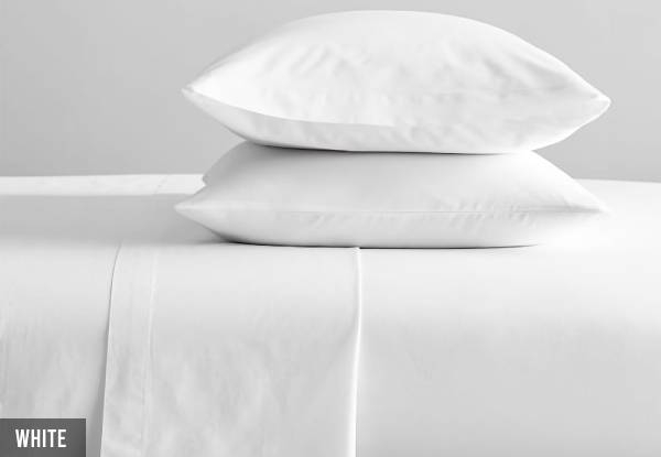 Organic Cotton 300TC Sheet Set - Available in Eight Colours & 10 Sizes