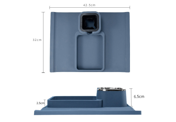 Sofa Armrest Cup Holder with Snack Tray - Four Colours Available