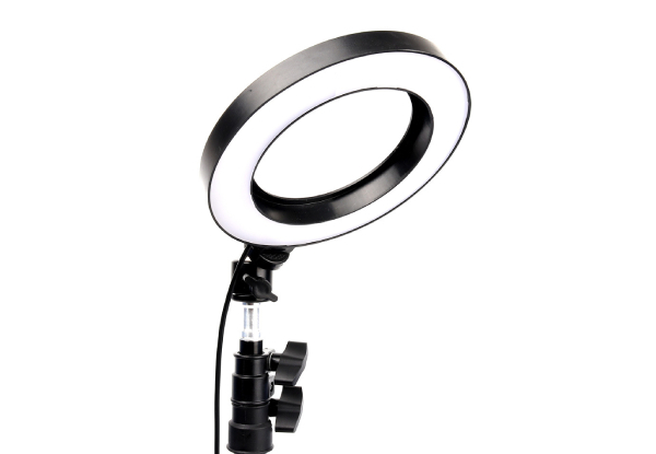 Adjustable Colour LED Ring Light Kit with Tripod Stand - Option for Two-Pack