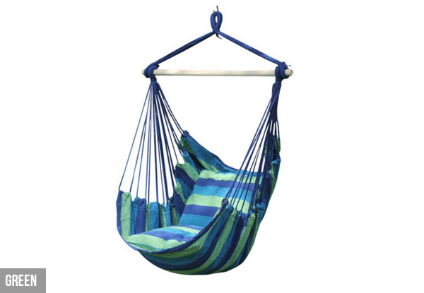 Garden Hammock Chair - Three Colours Available with Free Delivery