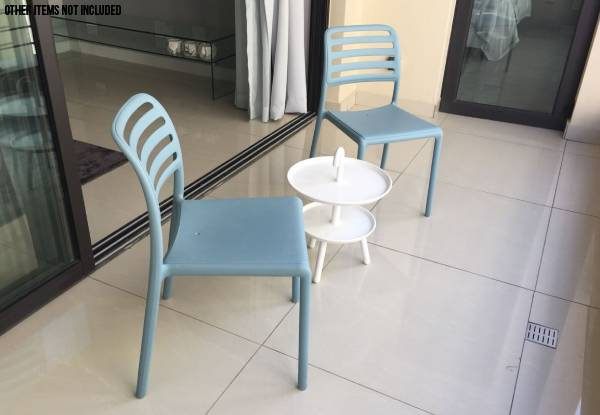 Stackable Costa Bistro Chair - Four Colours Available