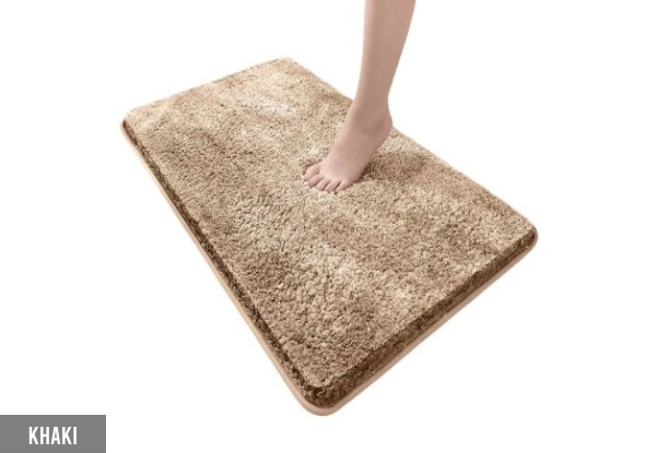 Soft Comfortable Anti-Slip Thick Plush Floor Mat - Four Colours Available