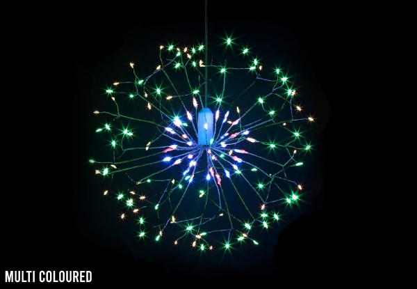 LED Hanging Firework String Light - Two Colours Available