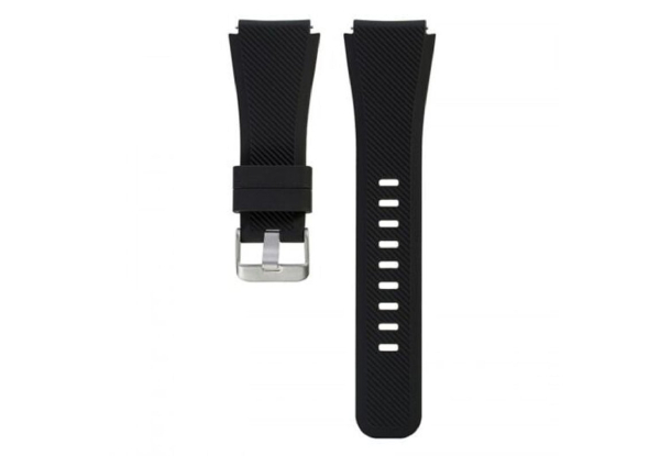 22mm Silicone Watch Band Wrist Strap Compatible with Samsung Gear S3 Frontier Classic