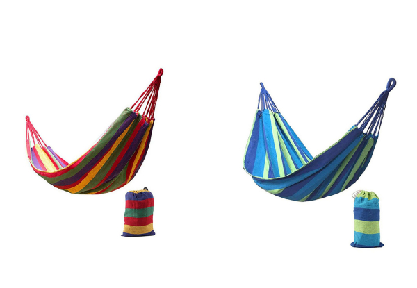 Striped Hammock - Two Colours & Two Sizes Available