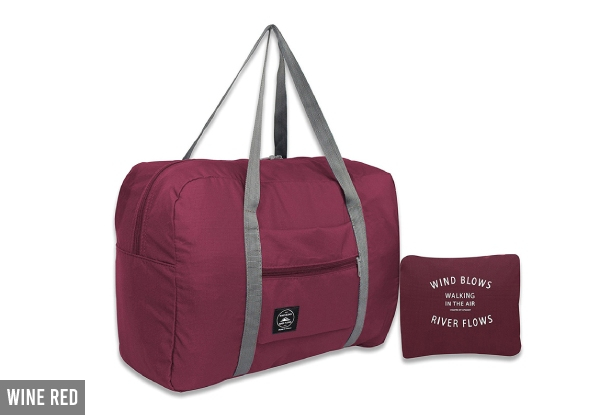 Folding Travel Bag - Four Colours Available & Option for Two-Pack