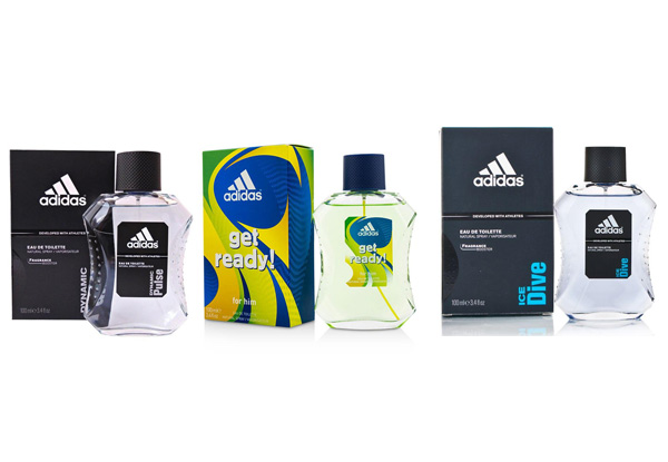 Adidas 100ml Eau de Toilette Range - Three Scents Available