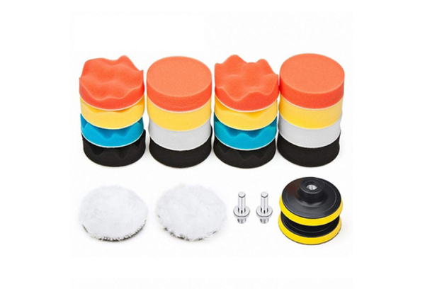22-Piece Car Polishing Foam Kit - Option for Two Sets with Free Delivery